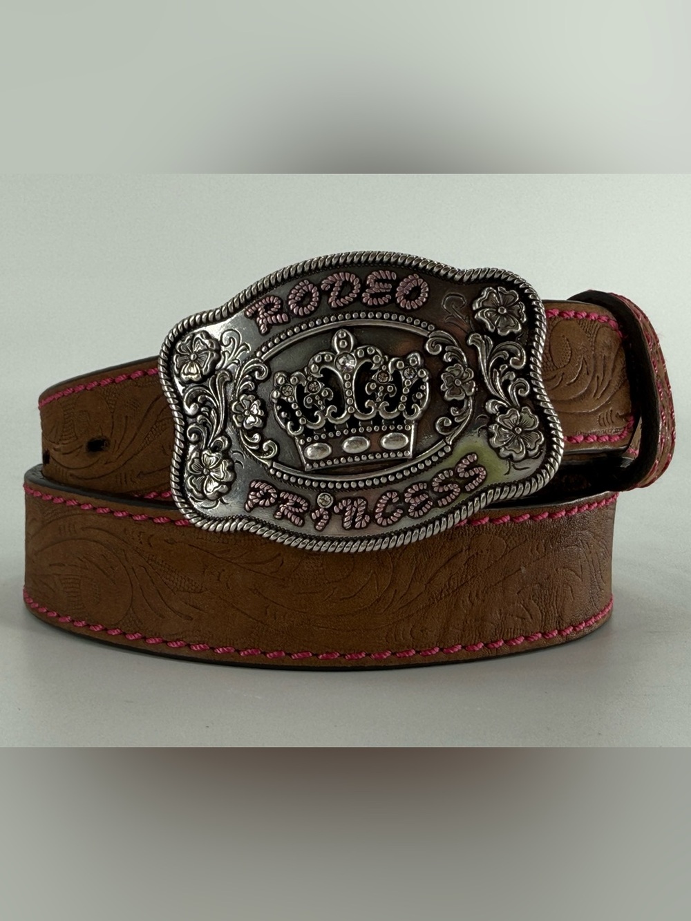M&F Western Products Rodeo Princess Rhinestone Western Cowboy Cowgirl Belt M/L